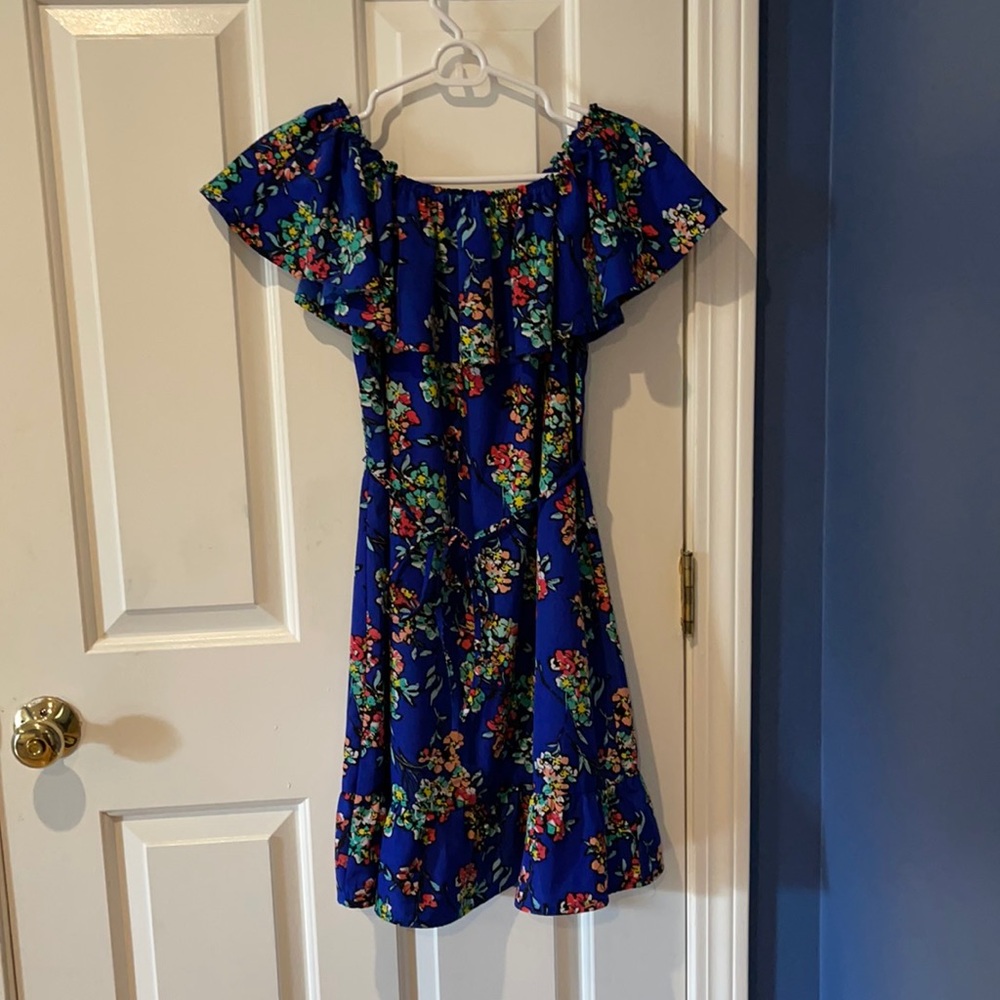 Blue Floral Dress